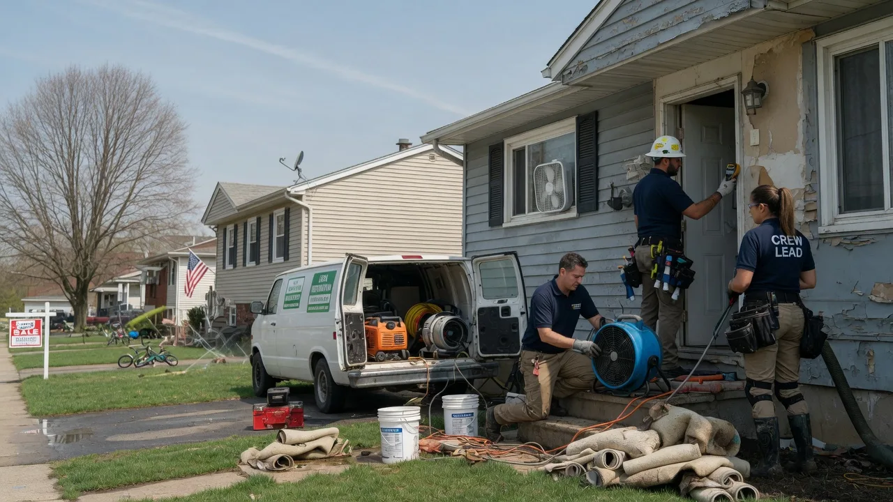 Flood Cleanup in Wardville, OK near me