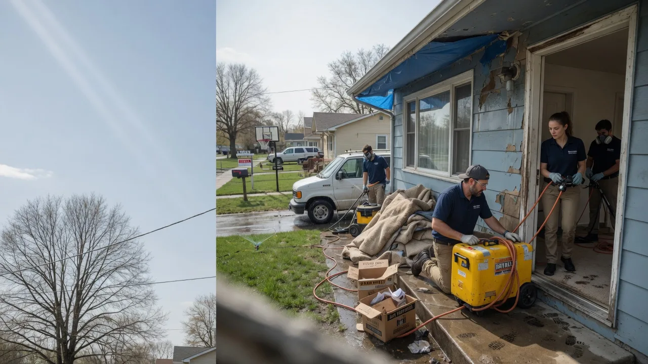Basement Flood Cleanup in Wardville, OK near me